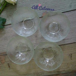 *See Details* Vintage Small Glass Bowls Set Trinket Dish